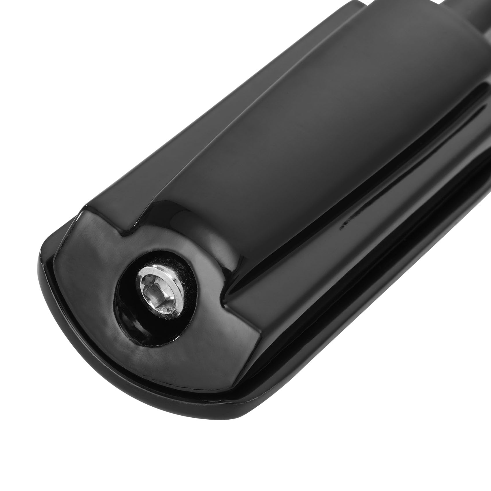 10mm Highway Fußrasten Kompatibel mit Harley Road King FLHR 1995-2020 Road Glide 2015-2020 (Schwarz)