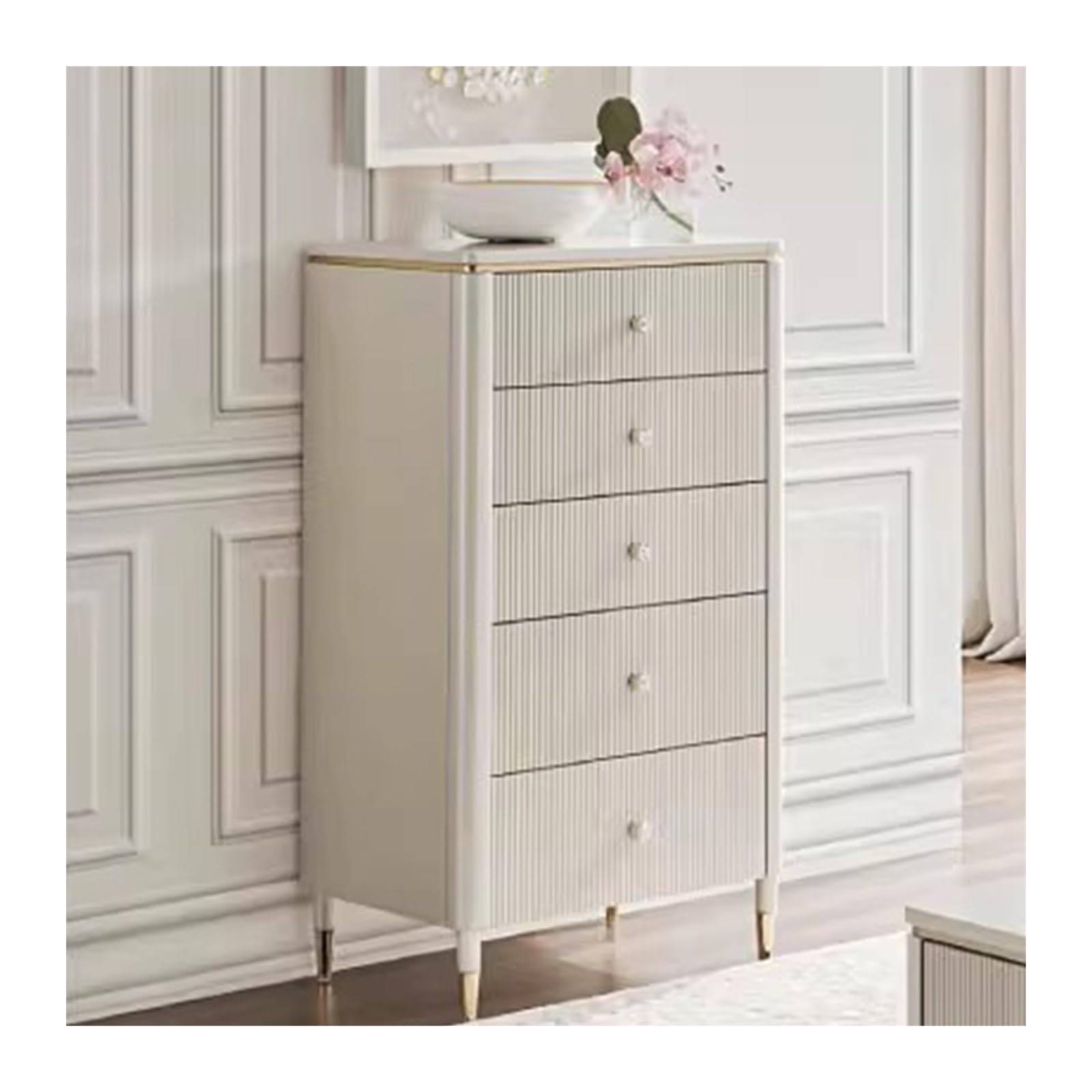 Dh2yjnbf3 One Color Bedroom Five Bucket Cabinet Drawer Type Storage Household Multifunctional Bedside Storage Organizer