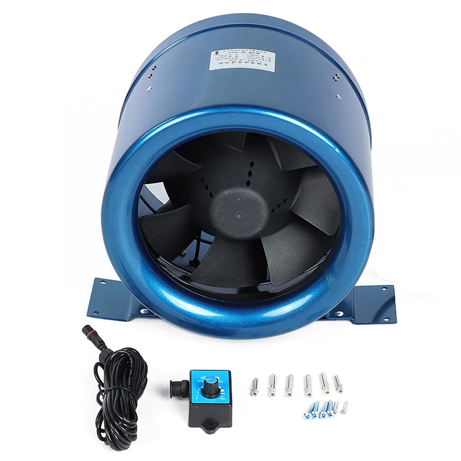 Silnik EC, wentylator kanałowy z regulacją prędkości do hotelu 150 W 3200 RPM 1065 CFM 1808 M³/h AC 220 V do łazienek, wentylatorów domowych