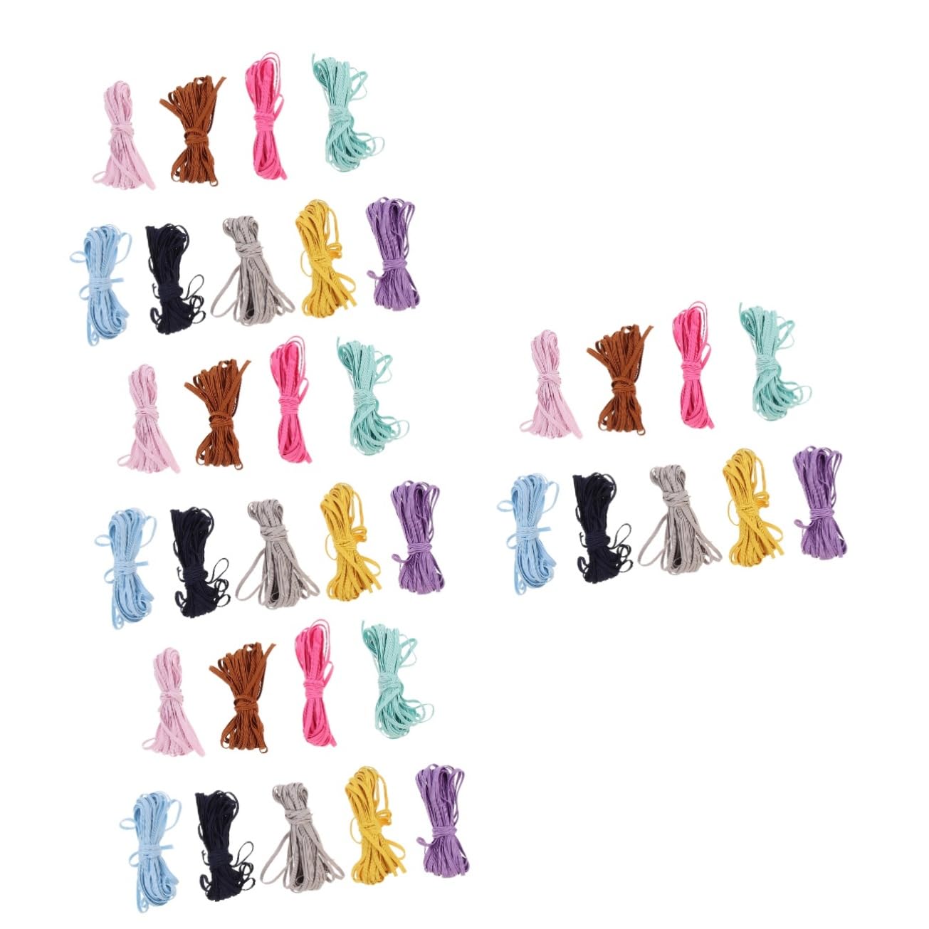 Bande élastique colorée de couture DIY Housoutil (36 pcs)