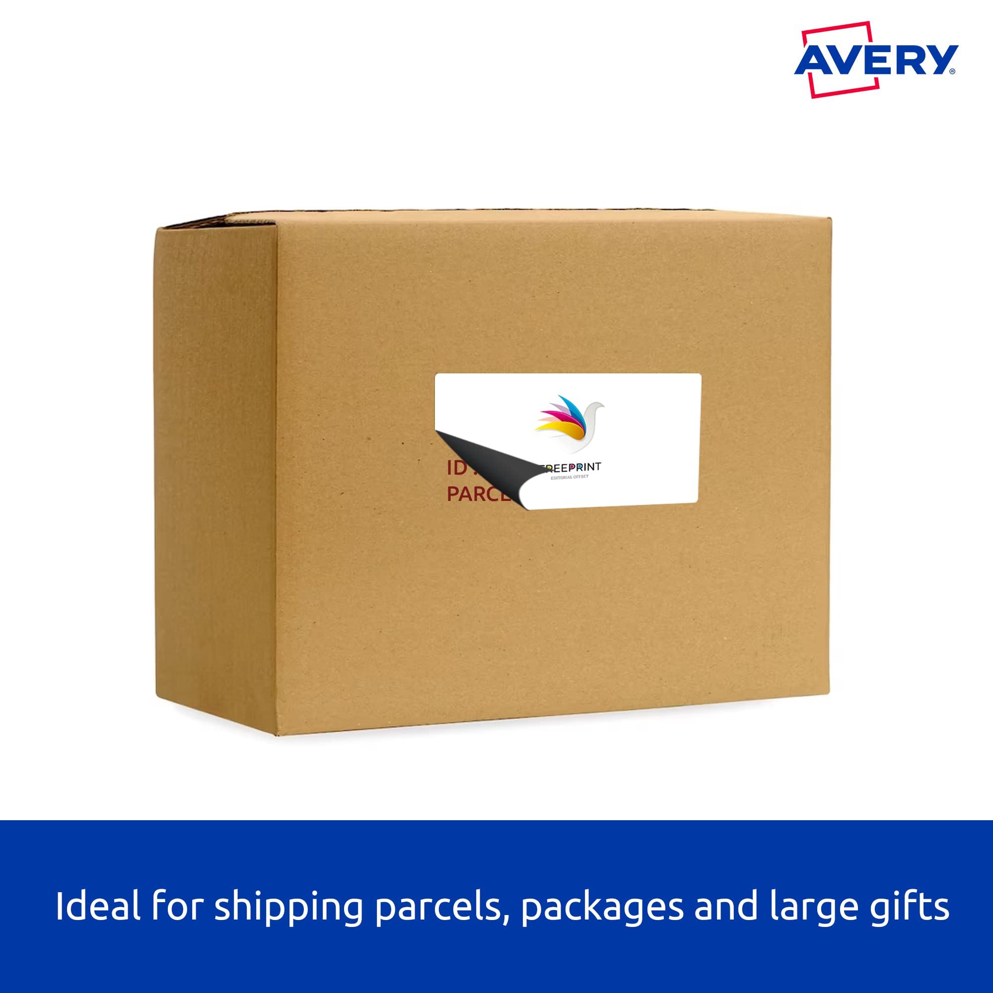 Avery Trueblock® Lot de 300 étiquettes d'expédition pour imprimantes laser 200,7 x 93,1 mm