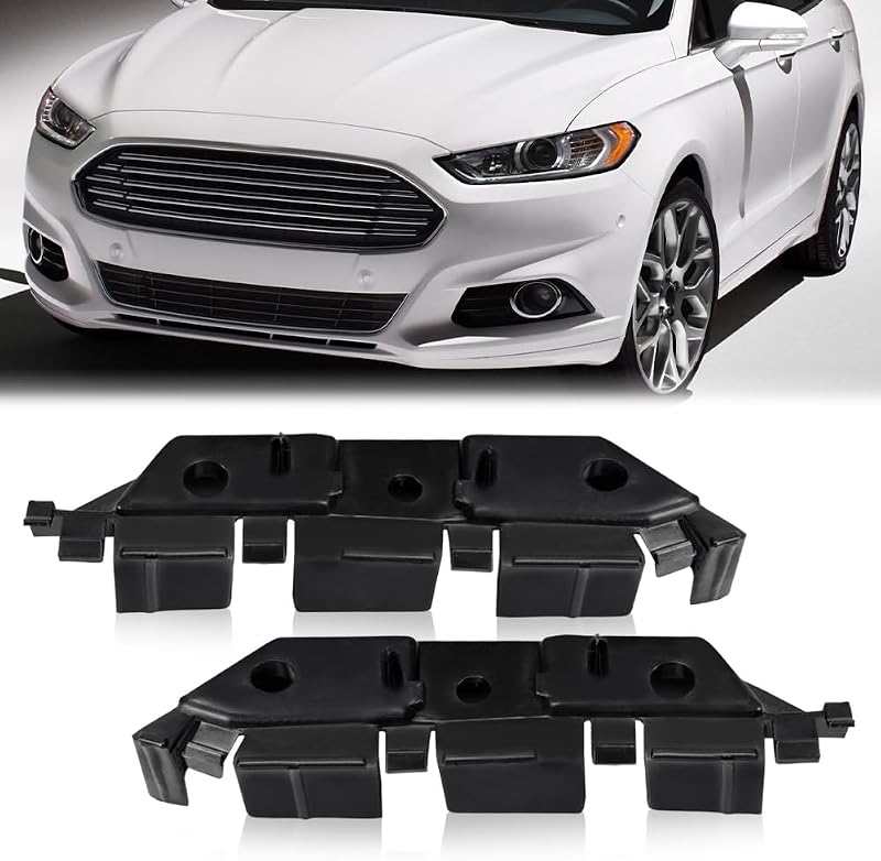 Suporte de fixação do para-choque dianteiro PIT66 para Ford Fusion Sedan 4 portas 2013 a 2016 – Par