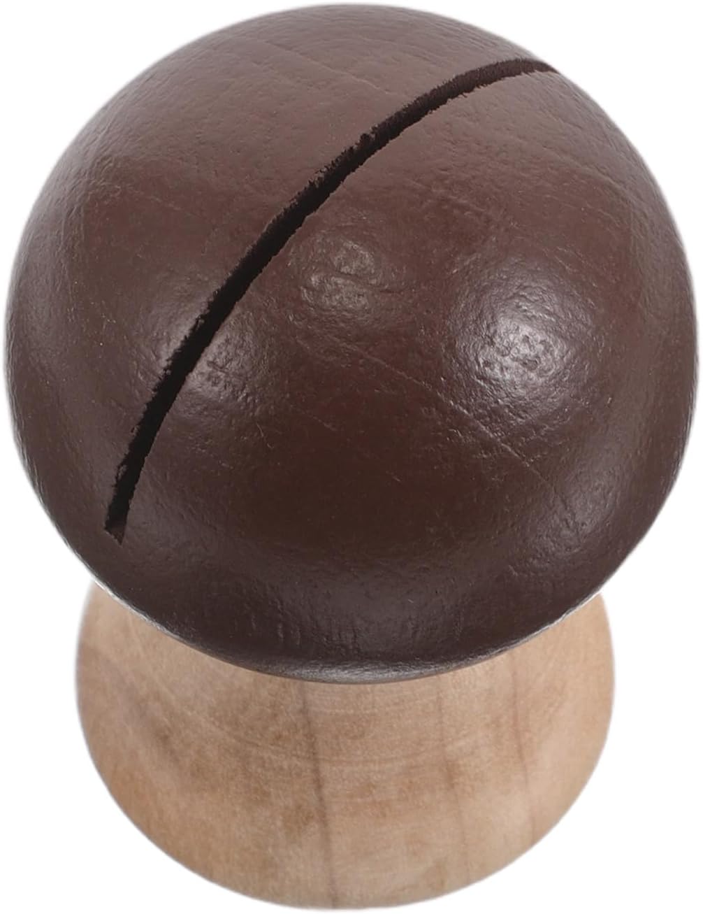 TEHAUX Wood Mushroom Be aware Holder Memo Clip Cute Desk Equipment Workplace Desk Devices Ornamental Card Stand for Workplace Workspace Organizer