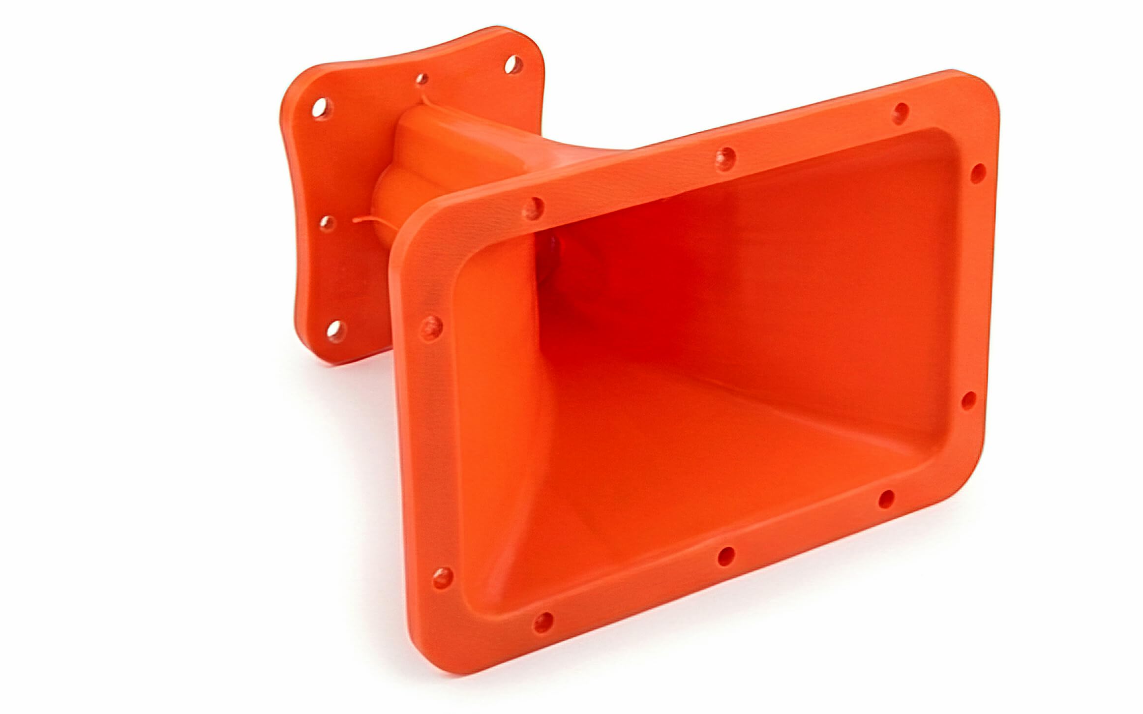 DJ Speaker Horn Flare Base 30x20cm Orange ABS Plastic HF Horn | Heavy Duty ABS Plastic, Matte Black Spray Included, For DJ Tops & Cabinets, Professional Audio Use, Mountable Flange Design-image-31