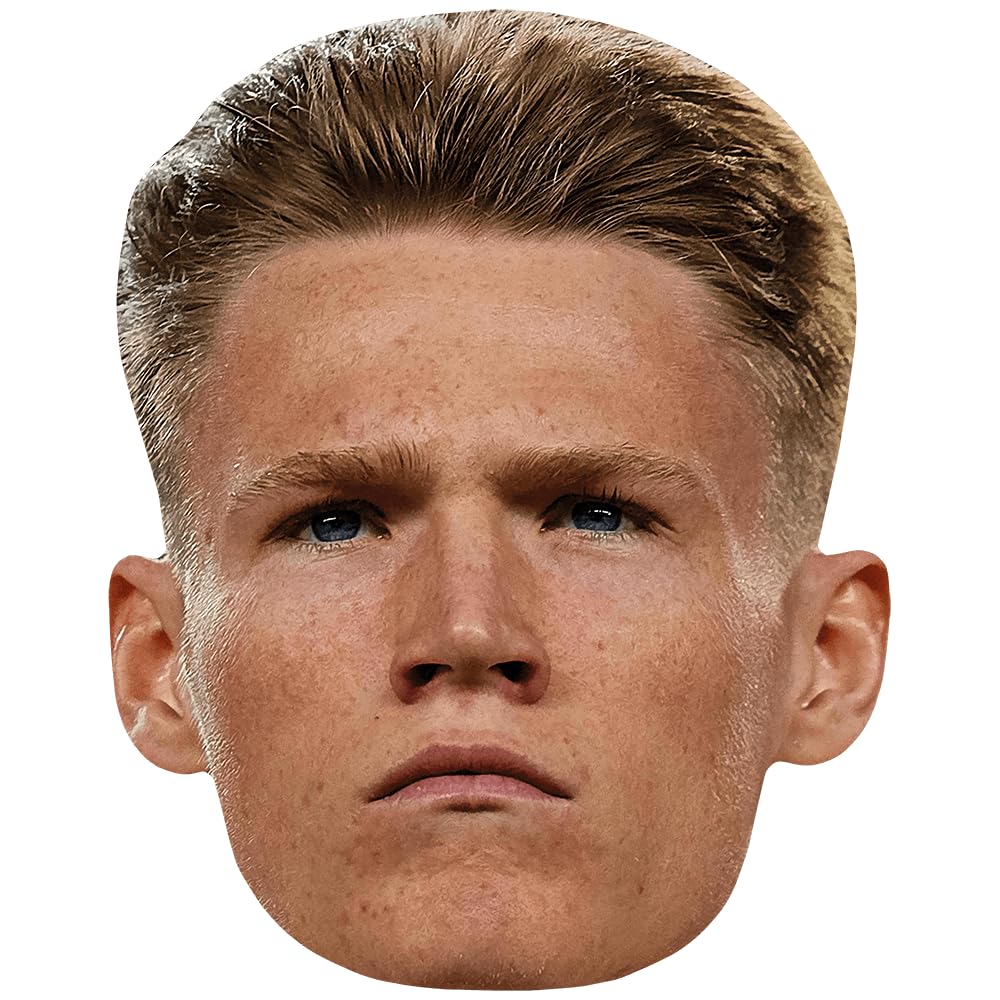 Scott Mctominay (Serious) Celebrity Mask, Flat Card Face, Fancy Dress Mask