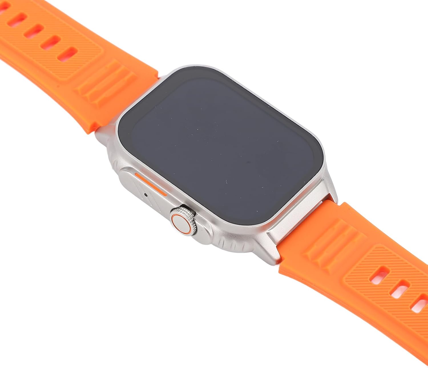 Side view of Denash H Band Smart Watch showing the crown button