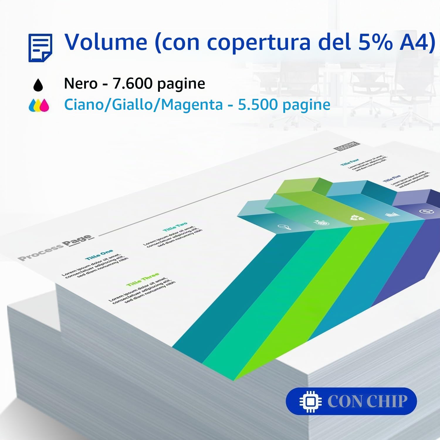 Koala 069H Cartuccia toner (con chip) Compatibile con Canon CRG-069 069 069H Toner Cartridge imageCLASS MF752Cdw LBP673Cdw MF753Cdw LBP674Cx LBP674Cdw MF751Cdw MF754Cdw MF75555Cdw MF75555Cdw MF755Cdw