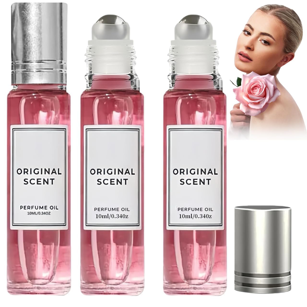 3PCS Pheromone Perfume,Venom Flavor, Venom Pheromone for Women,Long Lasting Roll-On Perfume for Women