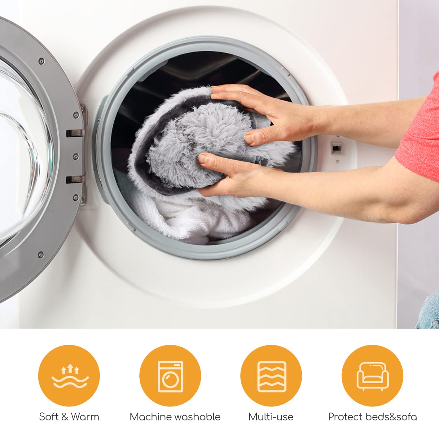 Nobleza Copertine per Cani, Morbida Coperta in Pile per Gatti, Color Grigio, Misure 120 * 100cm