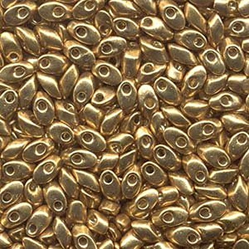 Galvanized Gold 100 Grams 4x7mm Miyuki Long Magatama Glass Fringe Beads