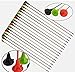 KTGCOZS Pack of 6 26 INCH Fiberglass Sucker Arrows Suction Cup Arrow Practice (Black 6pcs)