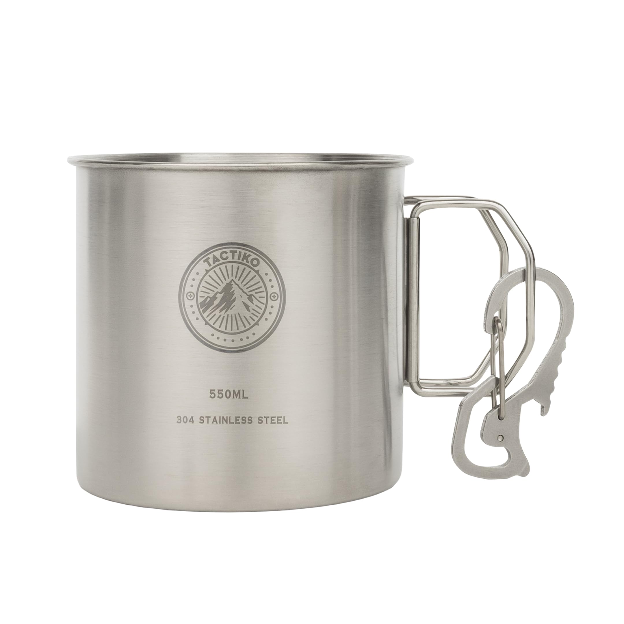 Amazon.com : Tactiko Stainless Steel Mug for Camping | Hiking