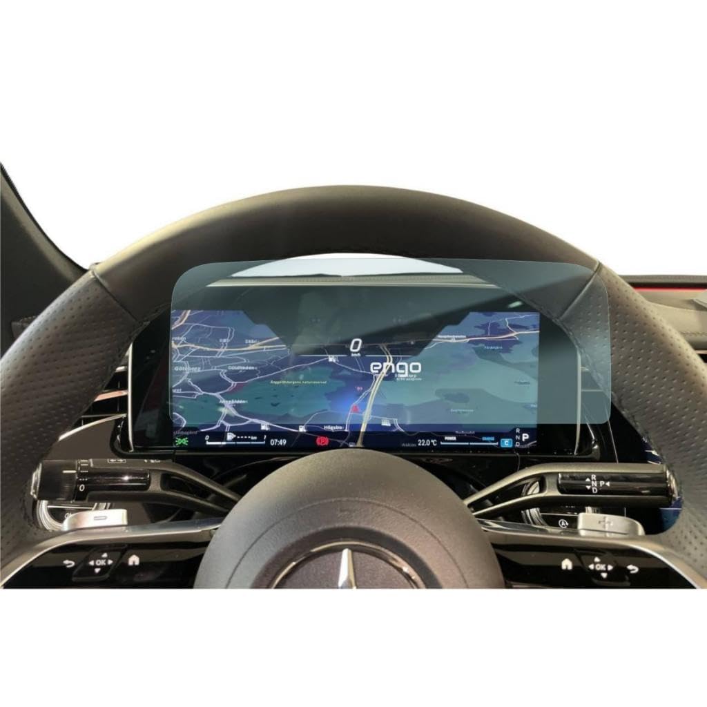 Engo Mercedes E180 İle Uyumlu Dijital Gösterge Paneli Ekran Koruyucu W214