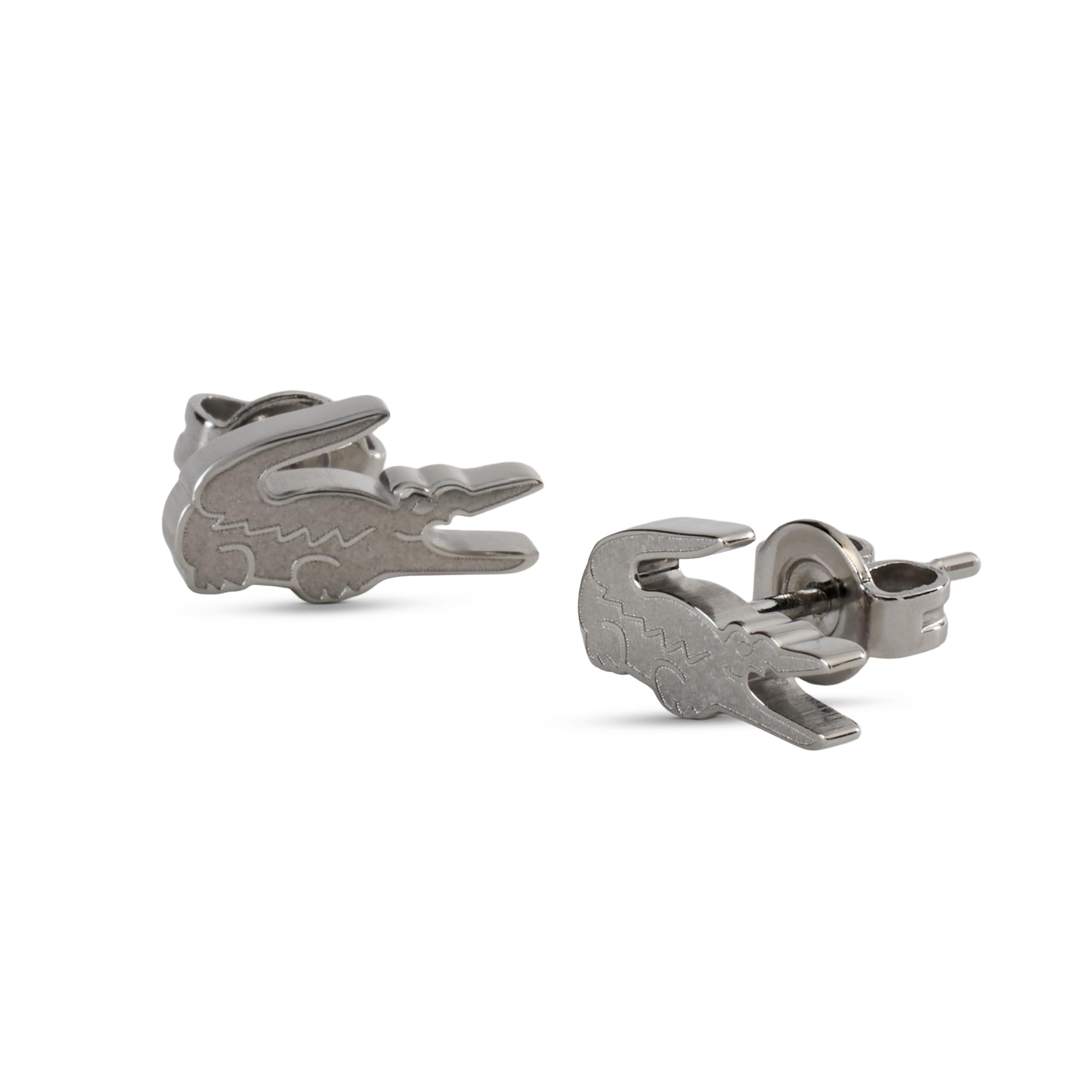Lacoste Women's CROCODILE Collection Stud Earrings with Crocodile Shape - 2040050