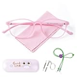 Ultra-Light Blue Light Blocking Glasses with Case for Kids and Teens,Anti Eyestrain &UV400