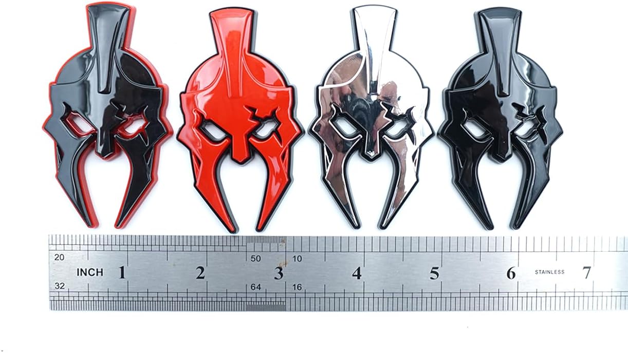 2Pcs Right Left Side Custom Gladiator Emblems 3D Badges Replacement for JL Jeep Gladiator (Chrome)