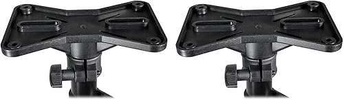 (2) Rockville RVSSA1 Soporte universal de adaptador de altavoz para trípode de montaje de 1.378 in disponible en Yaxa Peru