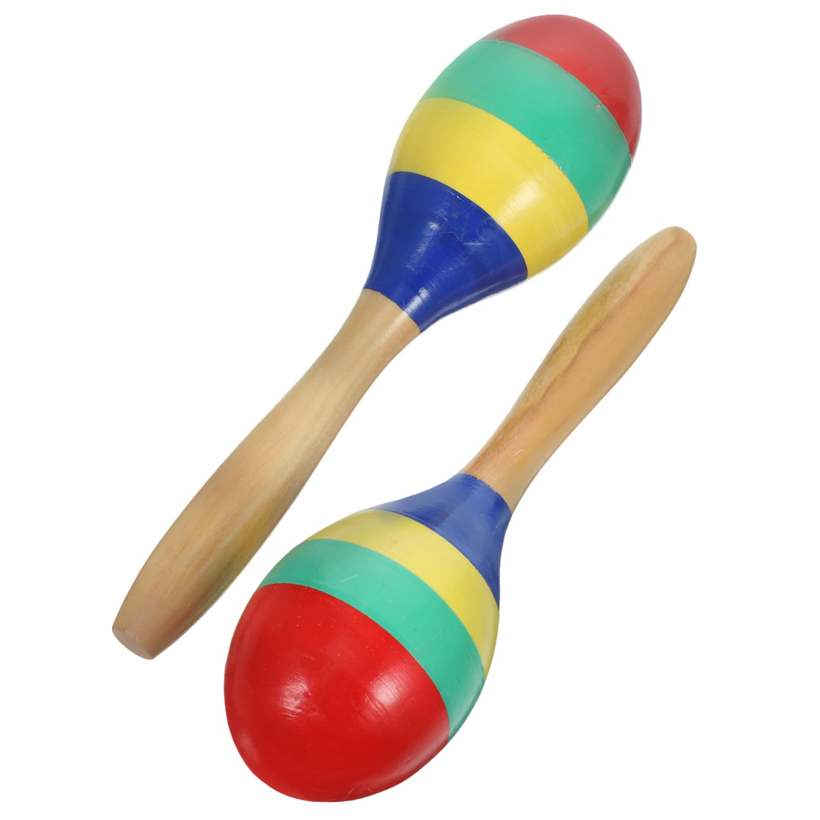 2pcs Maracas egg shakers sand hammer musical instrument toy rattle for kids adults latin musical instrument hand percussion wood rumba shakers Accessories baby puzzle wooden