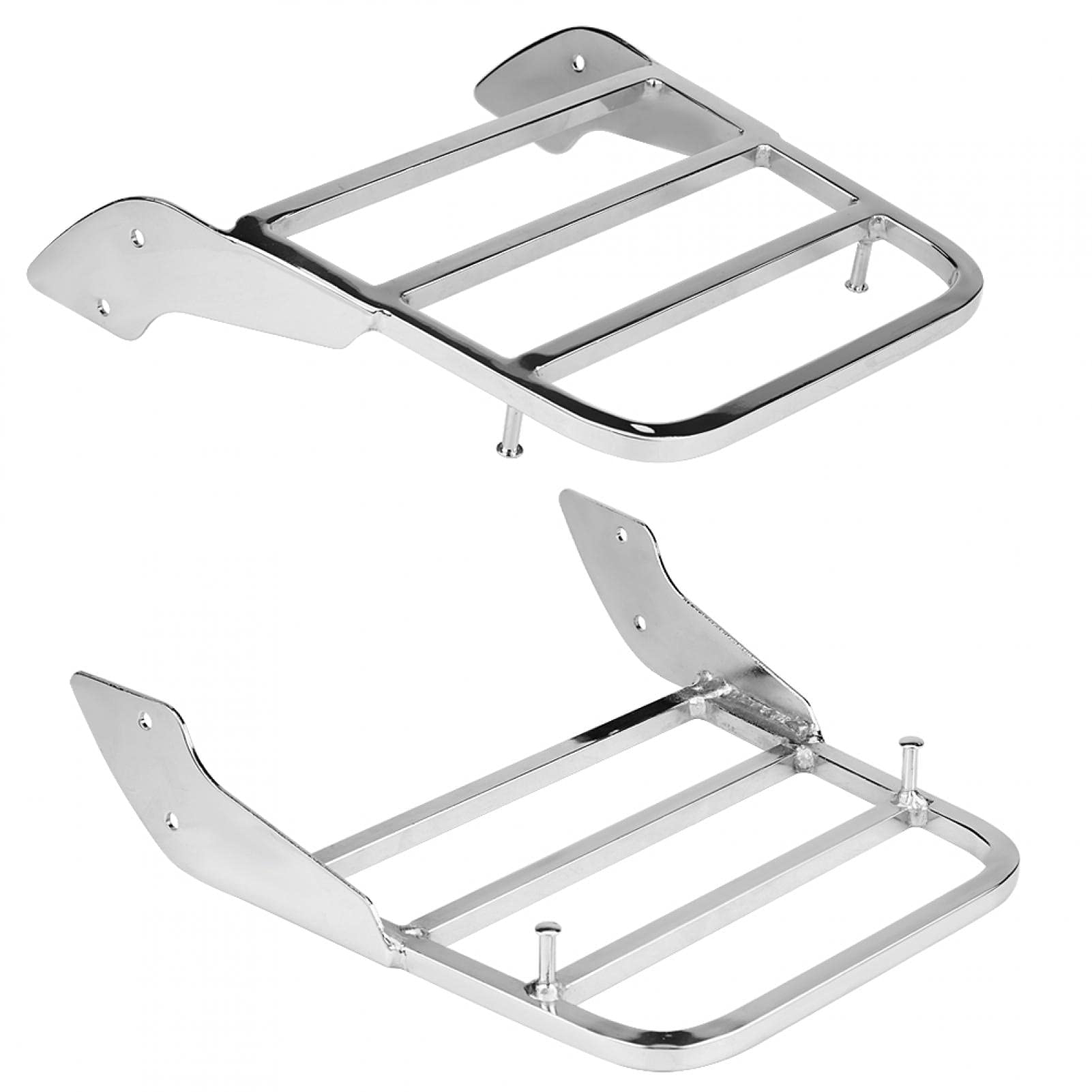 Portaequipajes Trasero para, Staffa per Bagagli Posteriore Cromato per Shadow VT750 C2 1997-2003, Estante Trasero Resistente per Equipaggi, Facile da Installare, per Viaggi e Uso Quotidiano