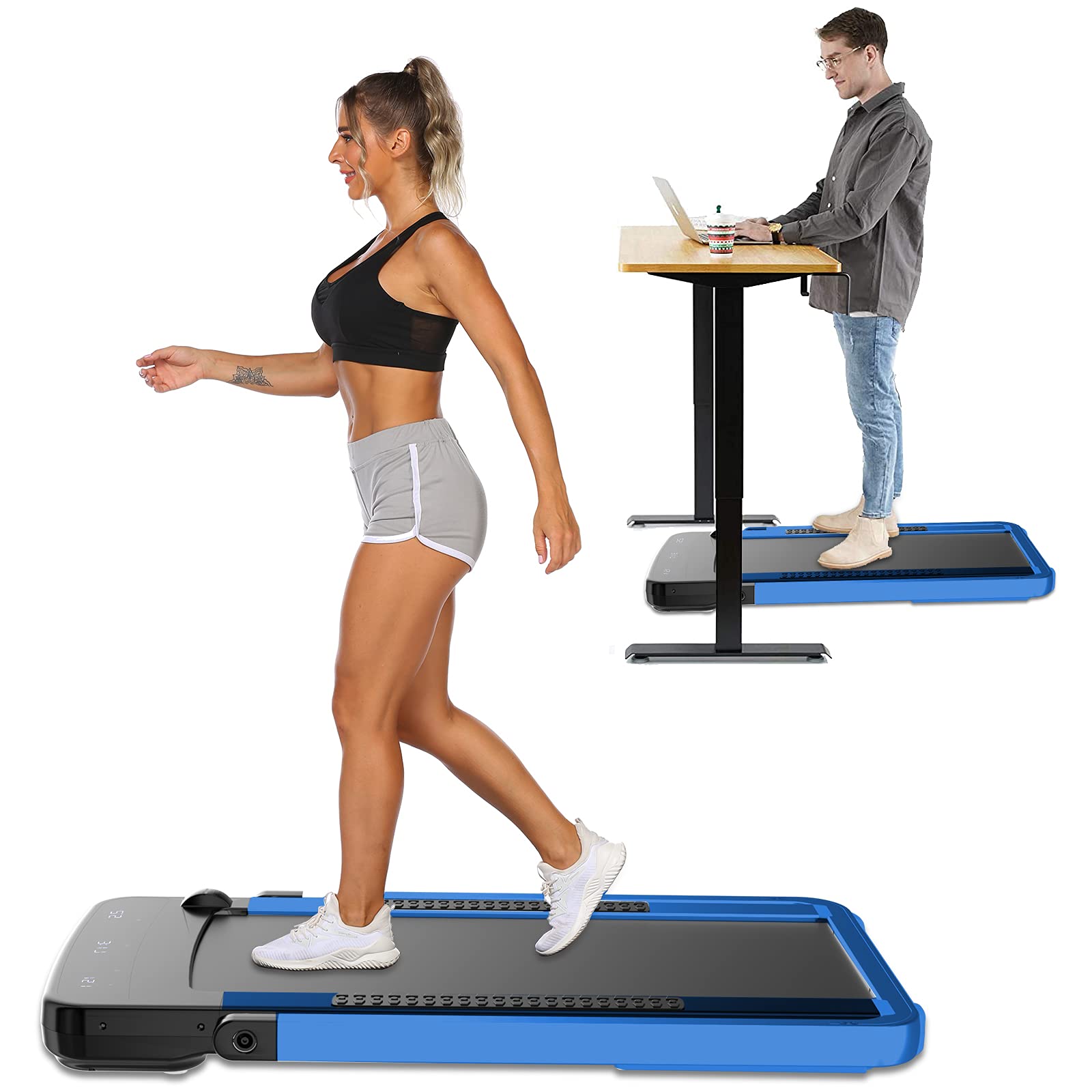 Buy ANCHEER 3 in 1 Treadmill with Treadmill Desk, 2.25HP Folding Under