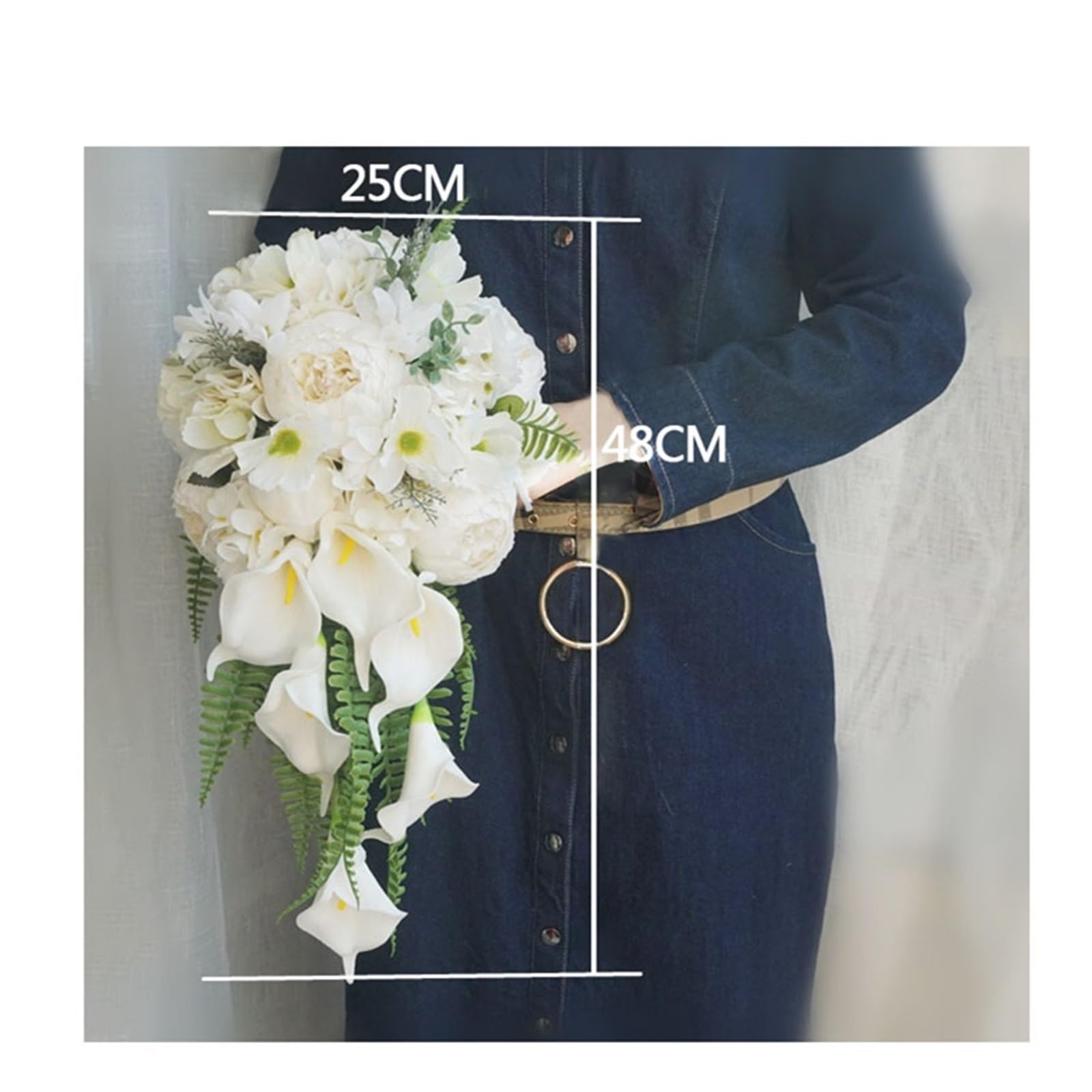 Künstlicher Blumenstrauß Hochzeitsstrauß Seidenrosen Hochzeitsblumen Brautstrauß Künstliche Blumen EIN for Brautjungfern(Pink)