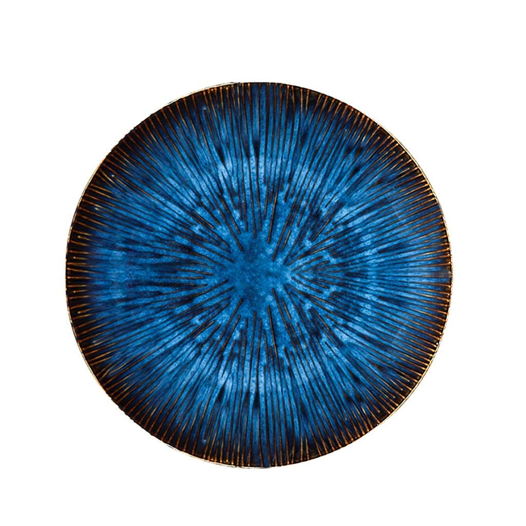 Assiette salade plat steak style européen vaisselle ronde de ménage 21cm