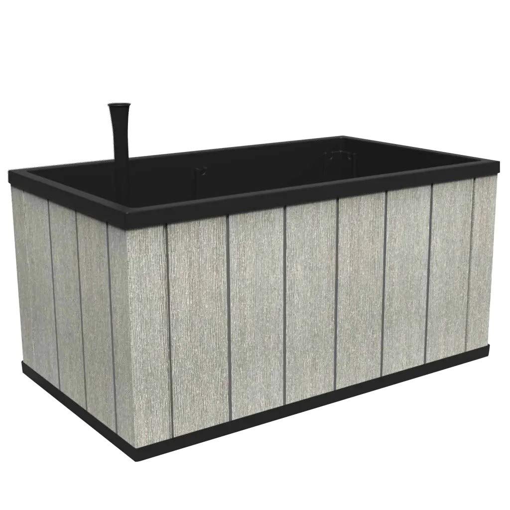 Keter Seqouia - Vaso per Piante, Colore: Grigio