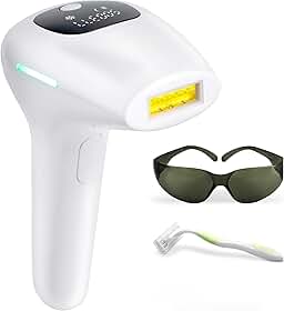 Depilador a Laser IPL THERAMIND Profissional | Redução Progressiva dos Pelos | 5 Níveis de Energia | Modo Automático e Manual | Seguro, Indolor e Uso Doméstico