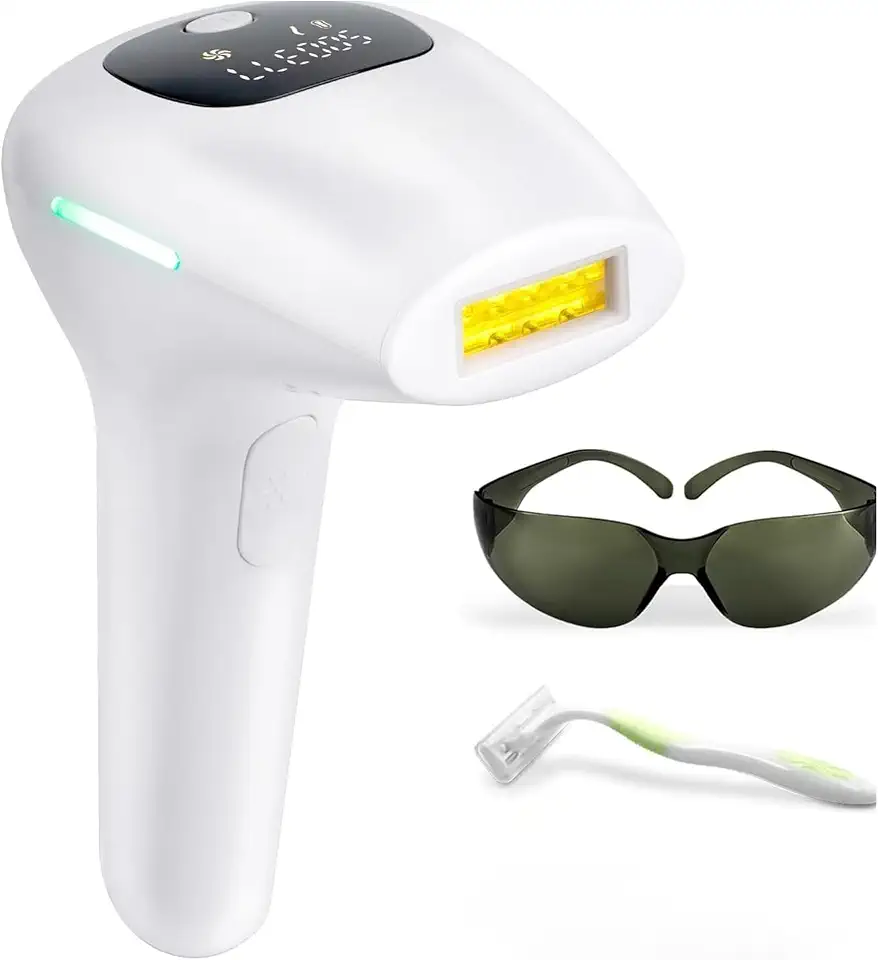 Depilador a Laser IPL THERAMIND Profissional | Redução Progressiva dos Pelos | 5 Níveis de Energia | Modo Automático e Manual | Seguro, Indolor e Uso Doméstico