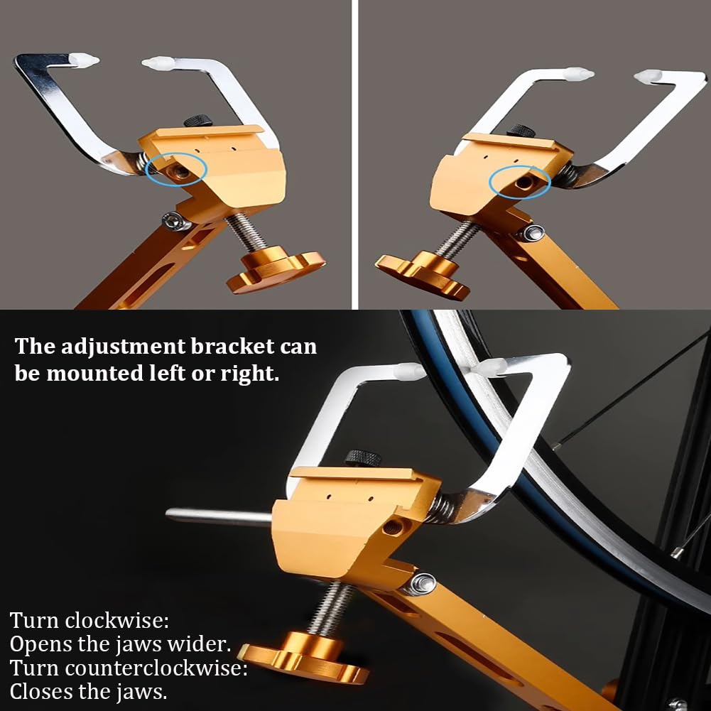 Balanceador Profesional De Ruedas Para Bicicletas, Juego De Ruedas Para Bicicletas De Carretera, Adecuado Para Ruedas De 14-29 Pulgadas, Equilibrador De Ruedas Portátiles Ajustables Y Plegables
