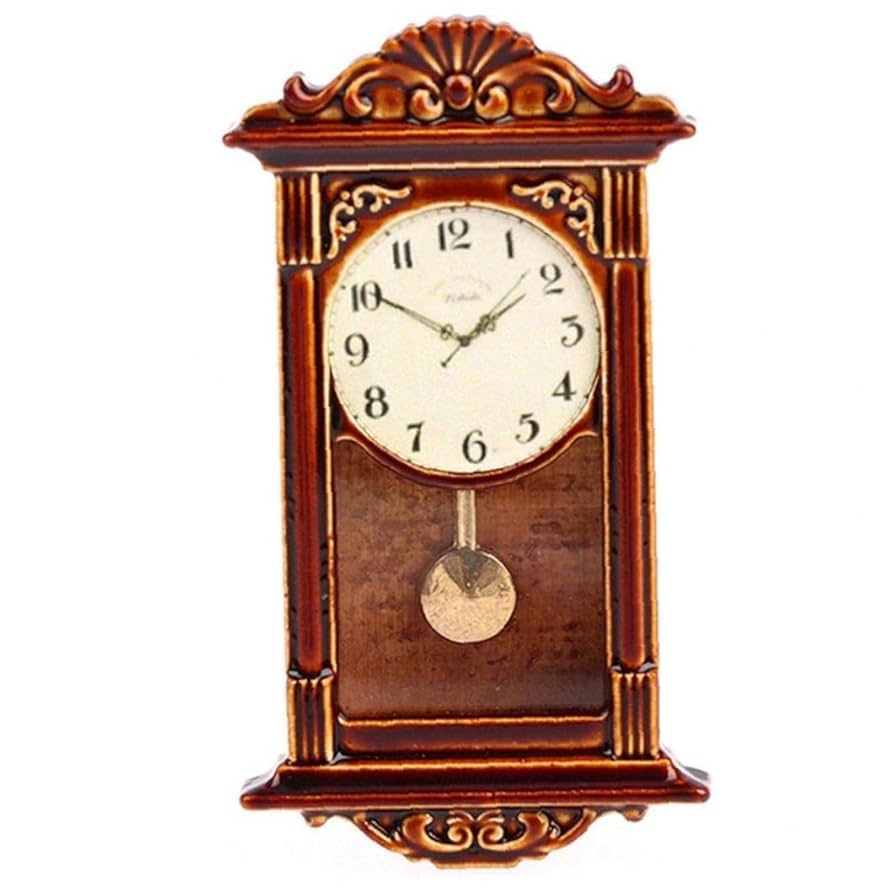 おもちゃ 海外ミニチュアドールハウス 時計 楽天市場】ドールハウス時計.ミニチュアレトロ時計モデル装飾