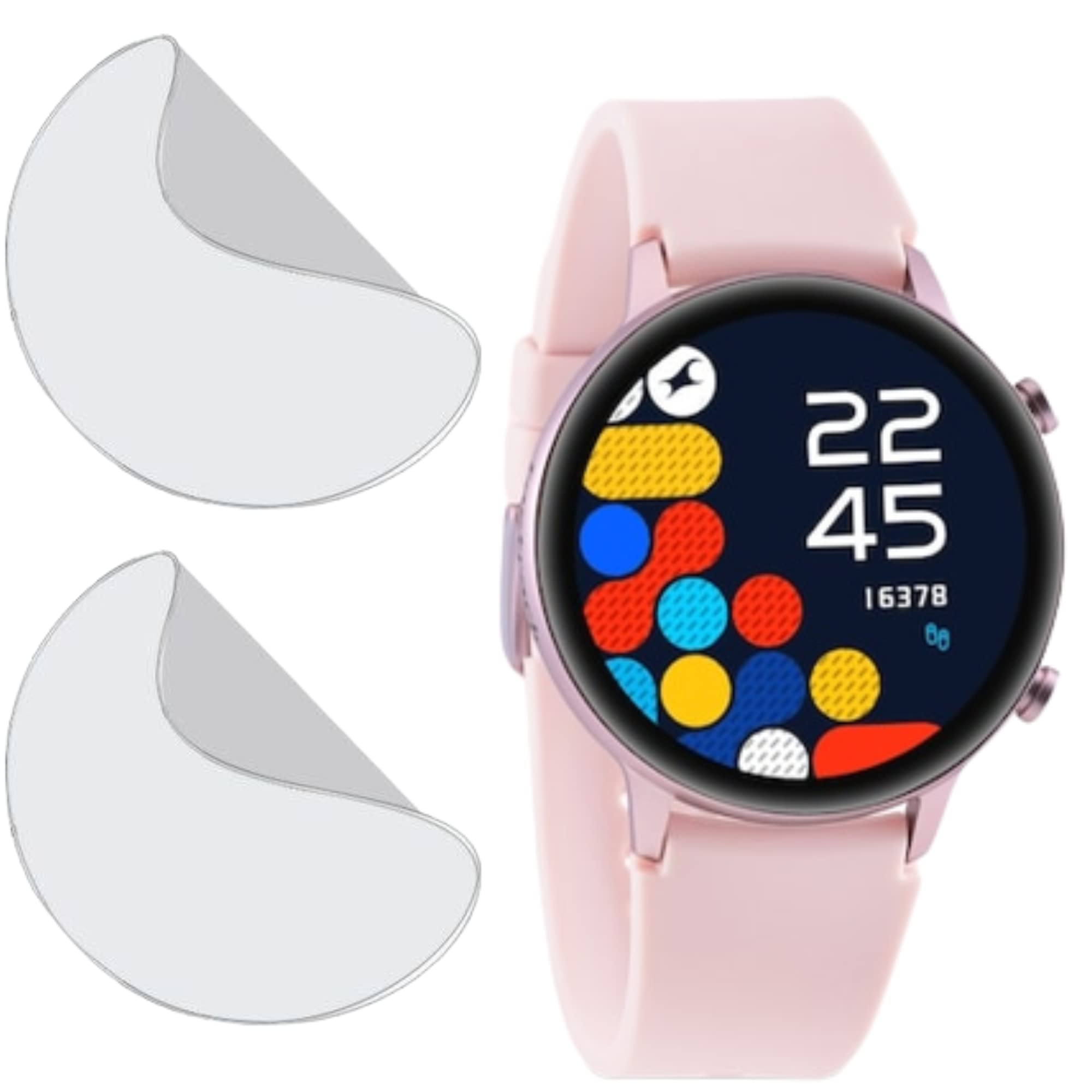 HELLOSCREEN 9H Screen Protector Hydrogel TPU Screenguard For FASTRACK REFLEX PLAY PLUS BT Calling (1.3") Smartwatch (2 Pack) - Unbreakable Hydrogel TPU Film [ Not A Tempered Glass] (B0BS1D66HD) Amazon Price History, Amazon Price Tracker