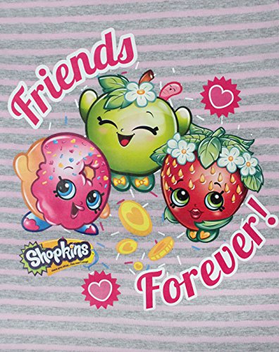 Official Shopkins Friends Forever Girl's T-Shirt (5-6 Years)3