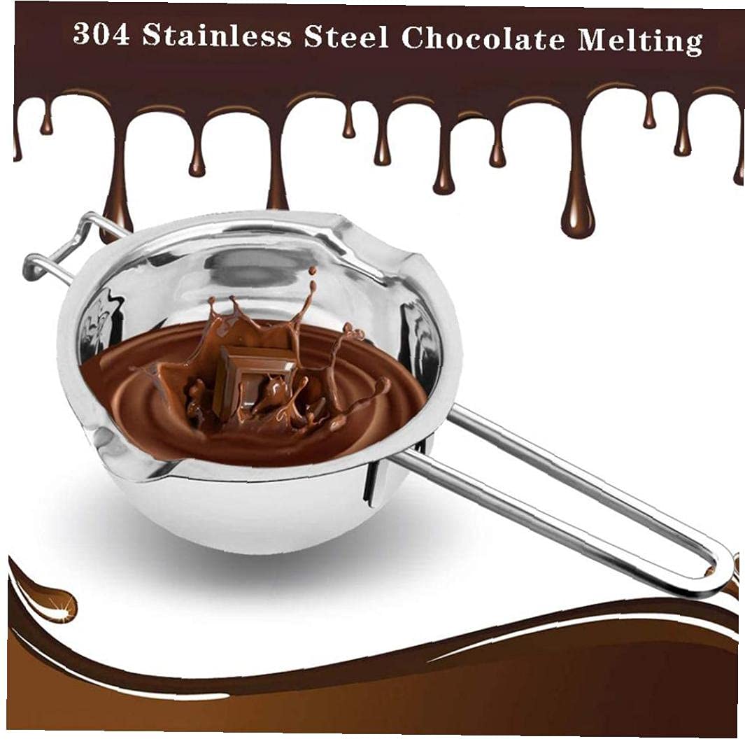 1000ML/1QT GROTER Dubbele Boiler Chocolade Smeltpot, 304 RVS Kaarsen Maken Kit, Smeltpot met Siliconen Spatel voor het smelten van chocolade, snoep, kaars, zeep, was 1000ML/1QT GROTER Dubbele Boiler Chocolade Smeltpot, 304 RVS Kaarsen Maken Kit, Smeltpot met Siliconen Spatel voor het smelten van chocolade, snoep, kaars, zeep, was