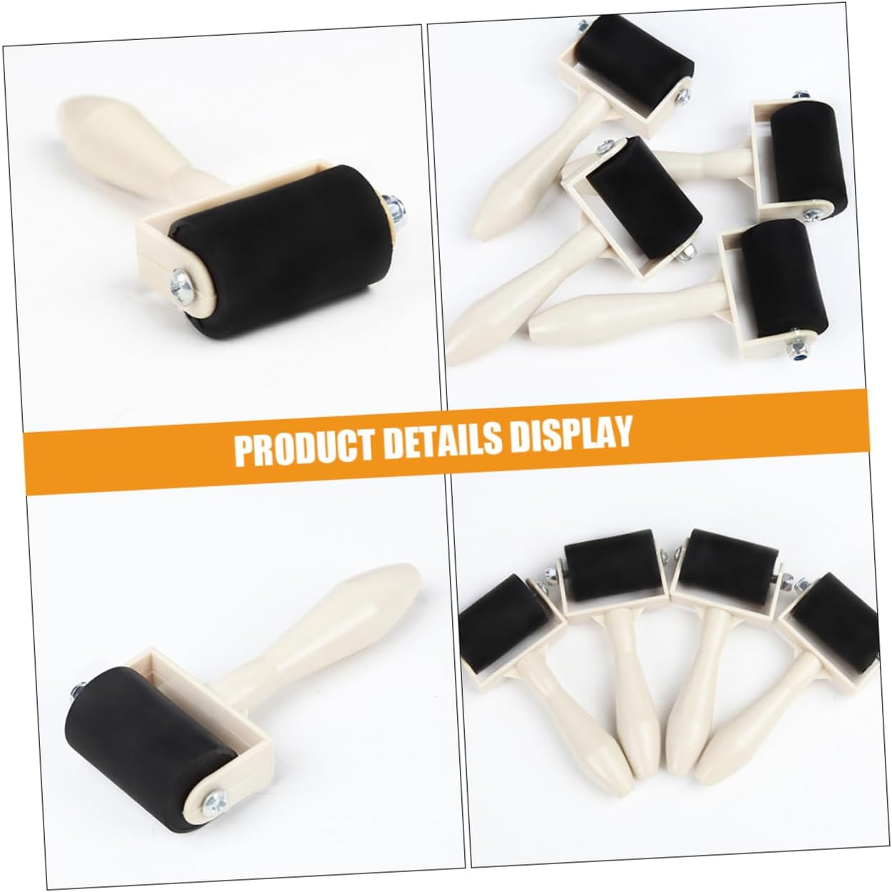 FUNOMOCYA 10pcs Craft Oil Painting Tool Rubber Roller for Printmaking Art Printmaking Ink Boys and Girls Printing Tool