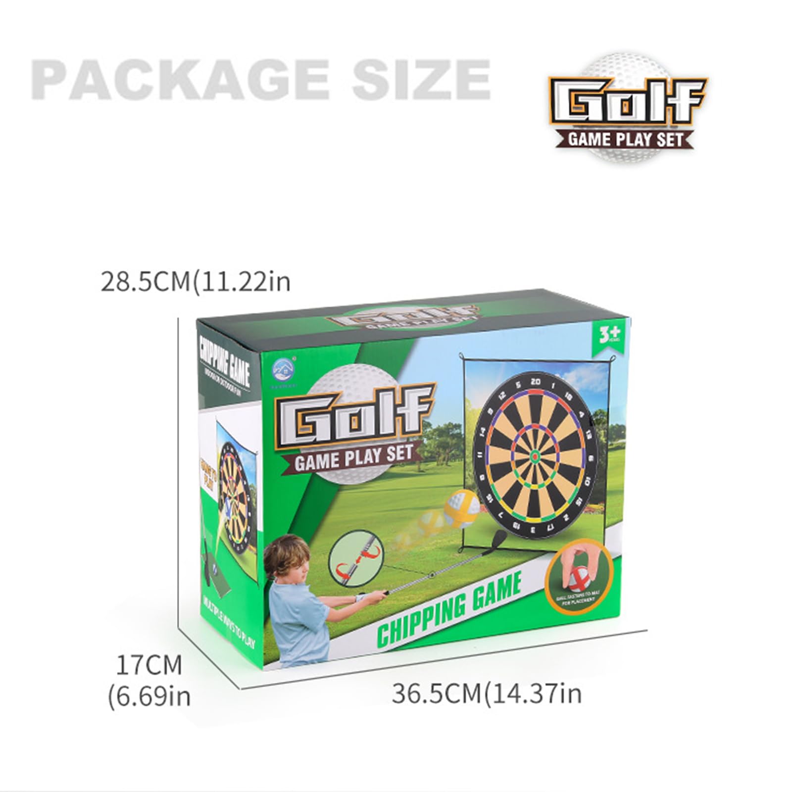 Set da Gioco di Golf Battle Royale, con 20 Palline da Golf Che Scheggiano Il Tappetino da Gioco da Golf, Tappetino da Golf, Mazze da Golf, per Interni ed Esterni