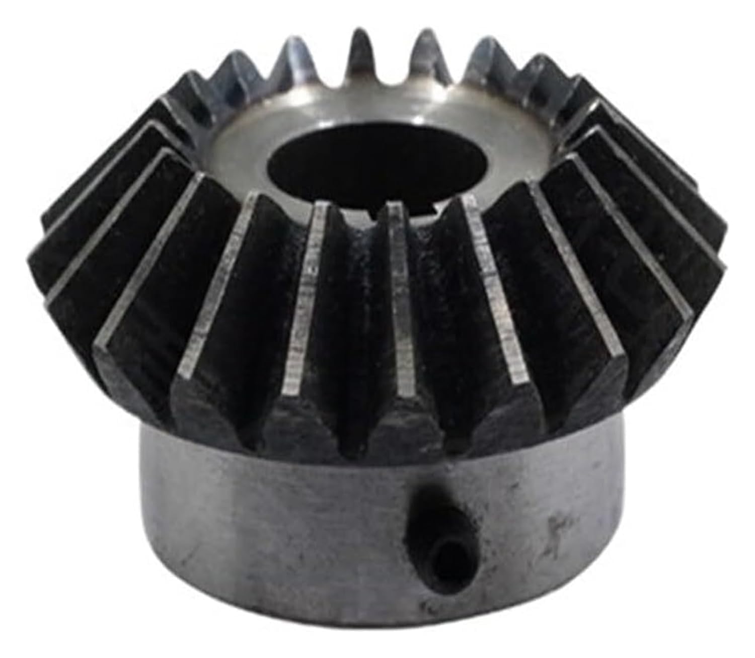 Engrenages coniques module 1.5 avec pignon 20 dents et alésage 14 mm pour renvoi d'angle en acier