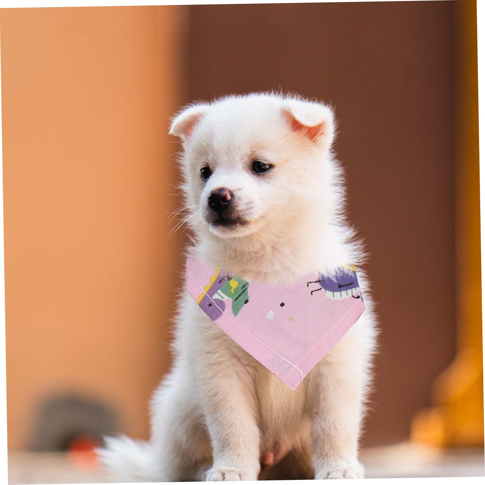 POPETPOP 3 Set di Bandane per Cani A Forma di Dinosauro Delicate sulla Pelle Leggere E Comode 4 Pezzi * 3