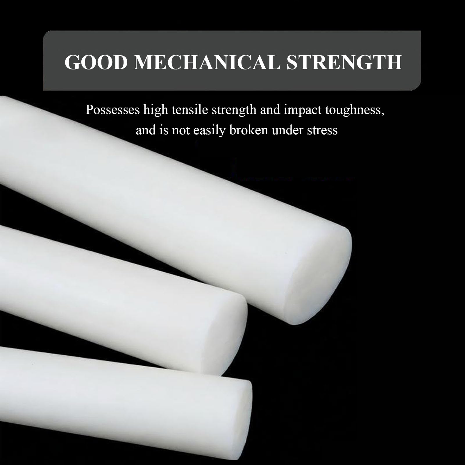 Acrylic Rod Clear Solid, Tige ronde en nylon PA6 500 mm blanc diamètre 90-120(Diameter 95mm)