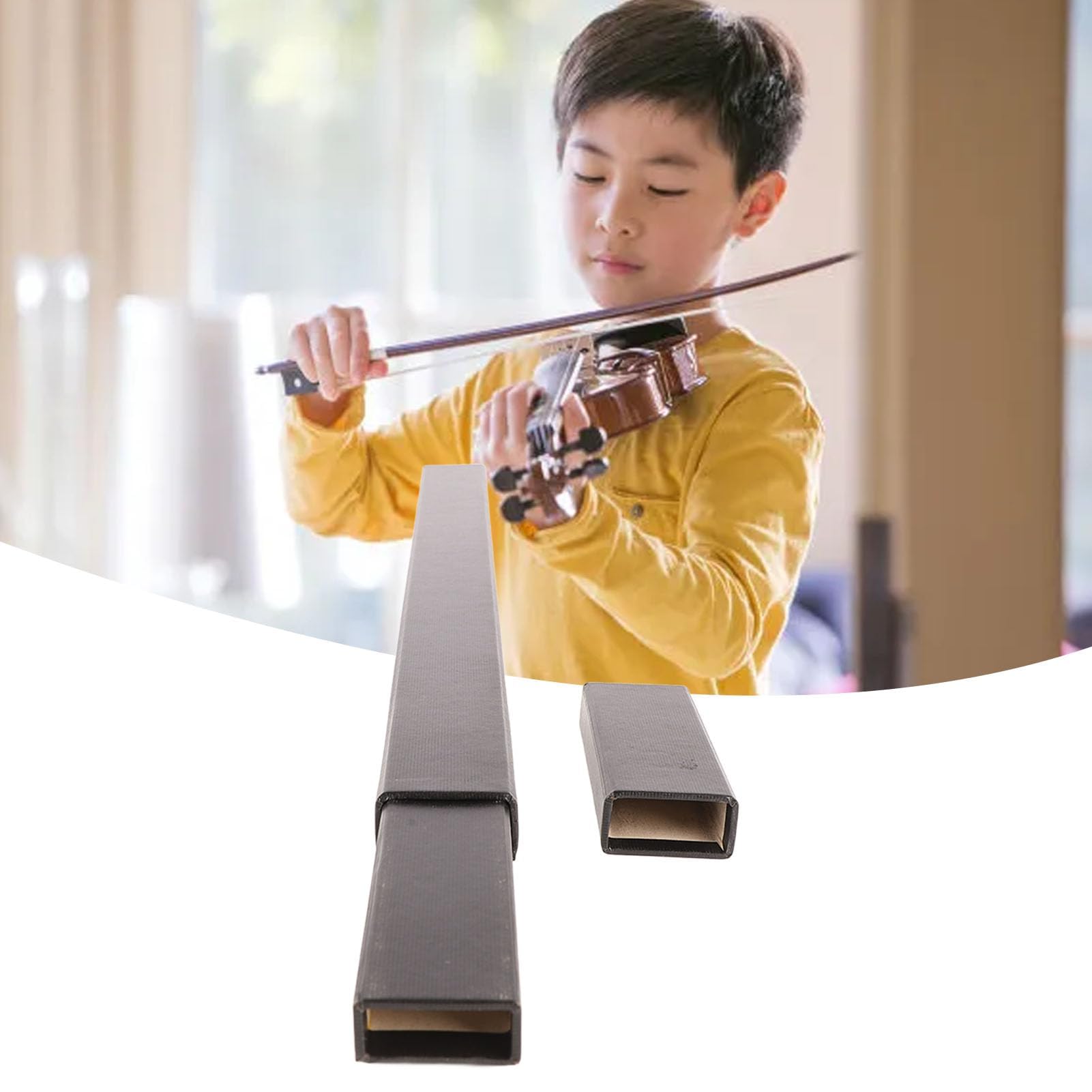 SKY – étui pour Archets de Violon, Alto et Violoncelle, Coque de Protection Légère et Rigide avec Matériau Isolant