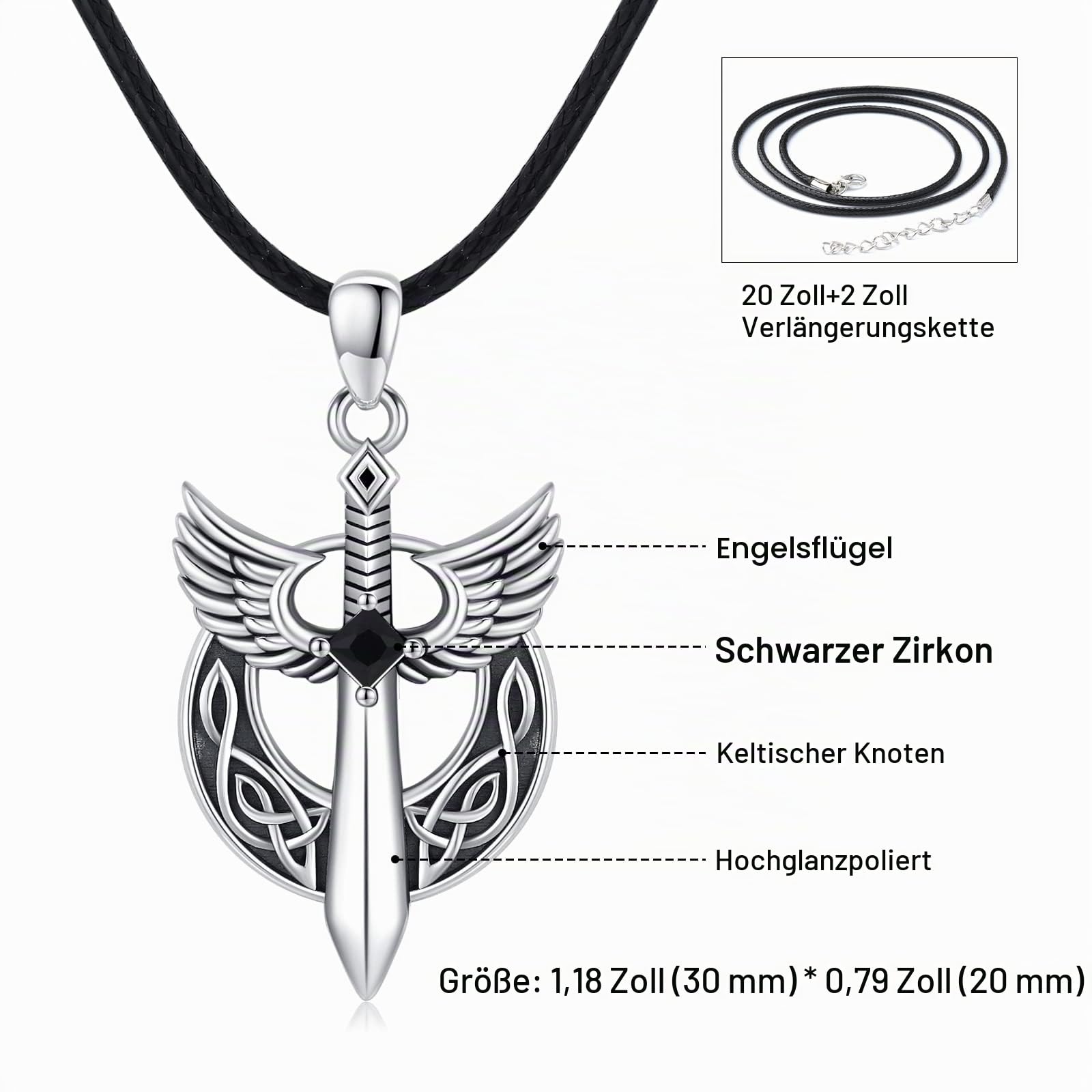 Wikinger Anhänger Halskette 925 Sterling Silber Nordische Viking Kompass Halskette Wikinger Pfeilspitze Schmuck für Mann Freund Bruder Damen