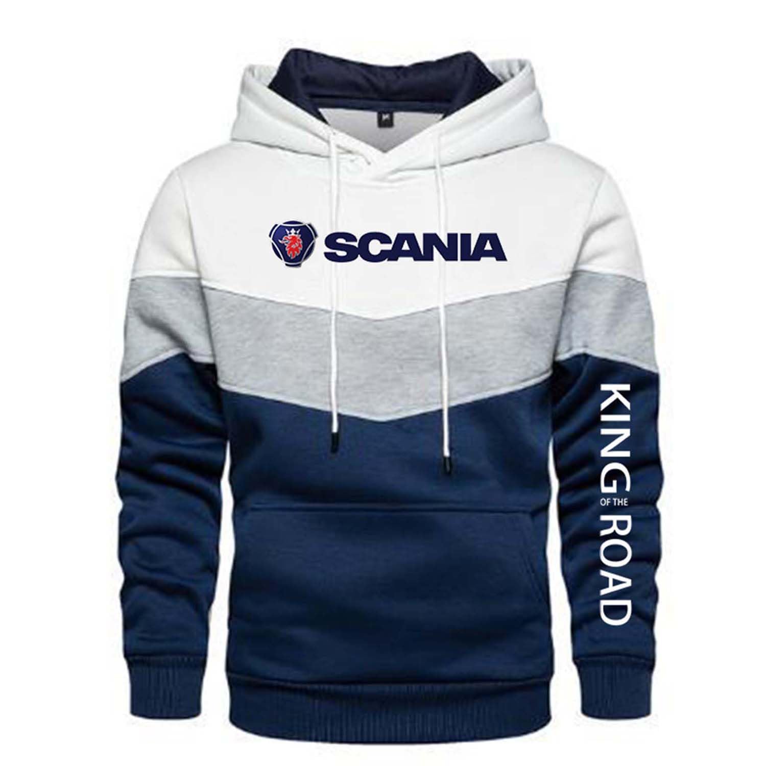 Hoodie jas heren comfortabel gebreide jas trui met capuchon herfst winter vrije tijd hoodie sweatshirt pullover, grijs, 3XL
