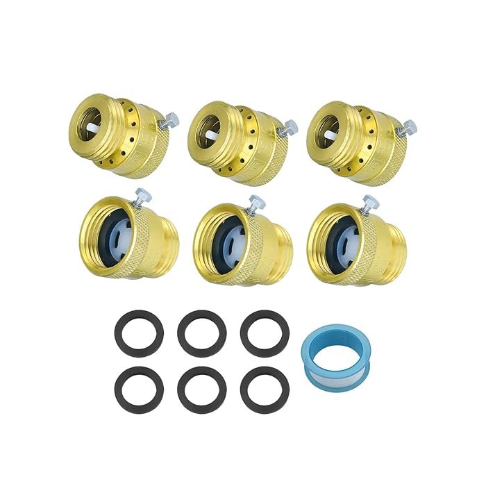Buy EMIHO Anti Siphon Valve, Hose Bib Vacuum Breakers Set, 3/4 Inch GHT