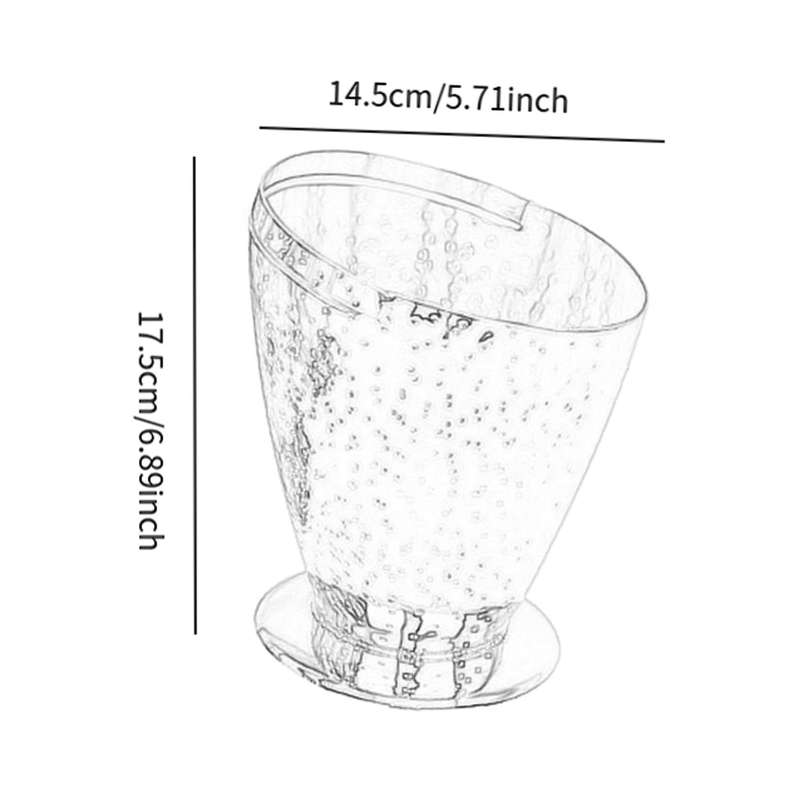 Cubitera, Recipiente para Hielo, Cubeta para Bebidas a Prueba de Fugas, Cubeta para Bebidas para Barbacoa, Comedor, Hotel, Picnics, Artículos Nocturno, Oro, tal como se describe