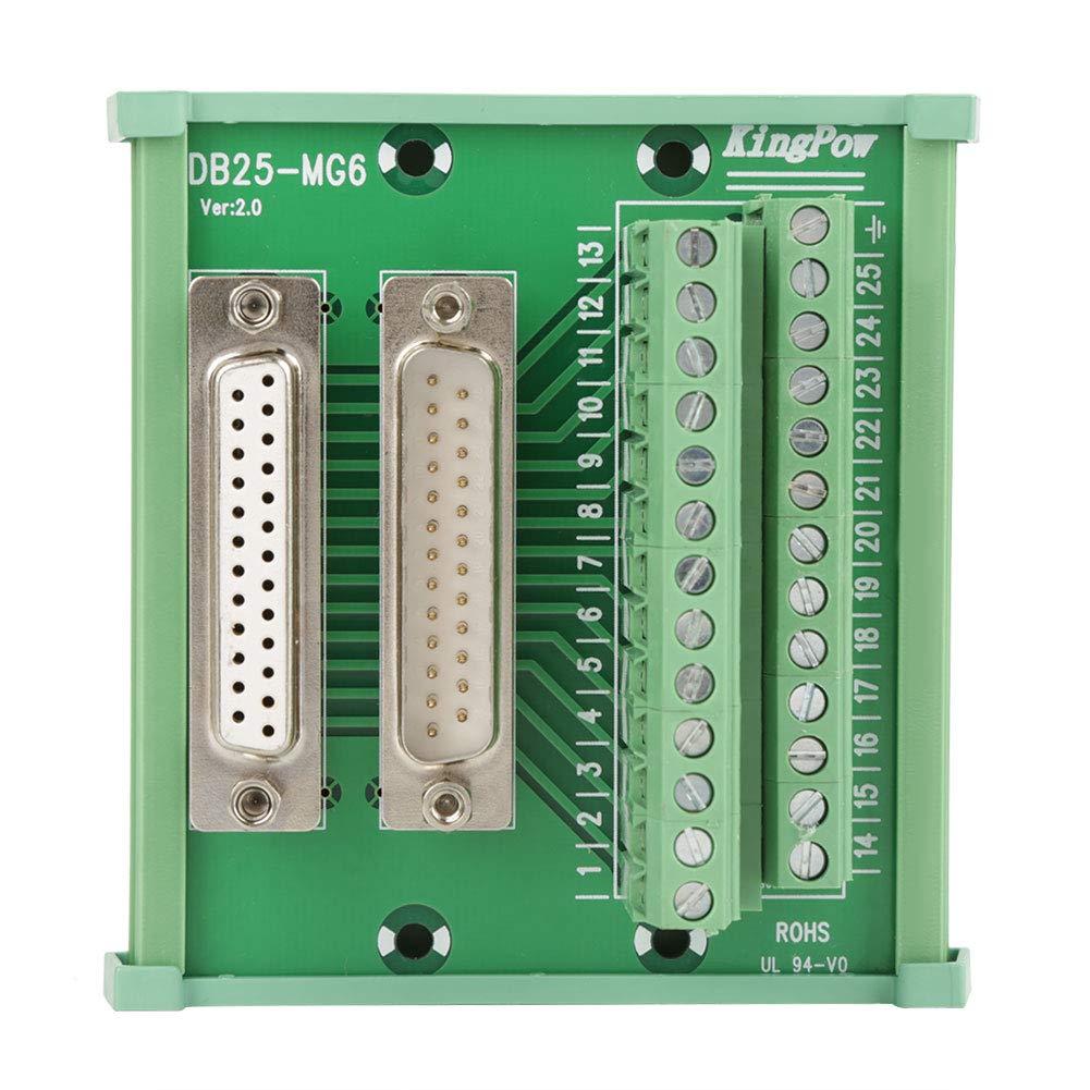 PLC Terminal Block Connector, DIN Rail Mount Interface Module Terminal Block Connector Wide Range Applications for PLC DIN Rail Mount