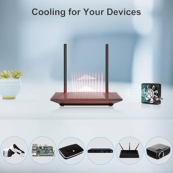 ELUTENG 120mm Fan With 3 Speed 5V USB Powered Case Fan 1500PRM Gaming PC Portable Cooling Suitable For Tablet TV Receiver Router DVR Play Station Xbox Computer And More