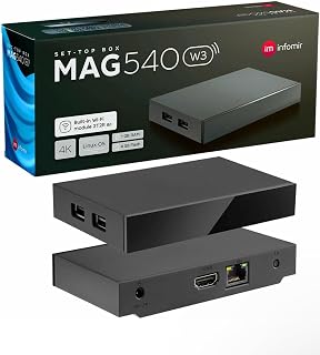 Latest MAG 540W3 4K WiFi Set TOP Box - High-Performance 4K STB with ARM Cortex-A35 CPU Upgrade