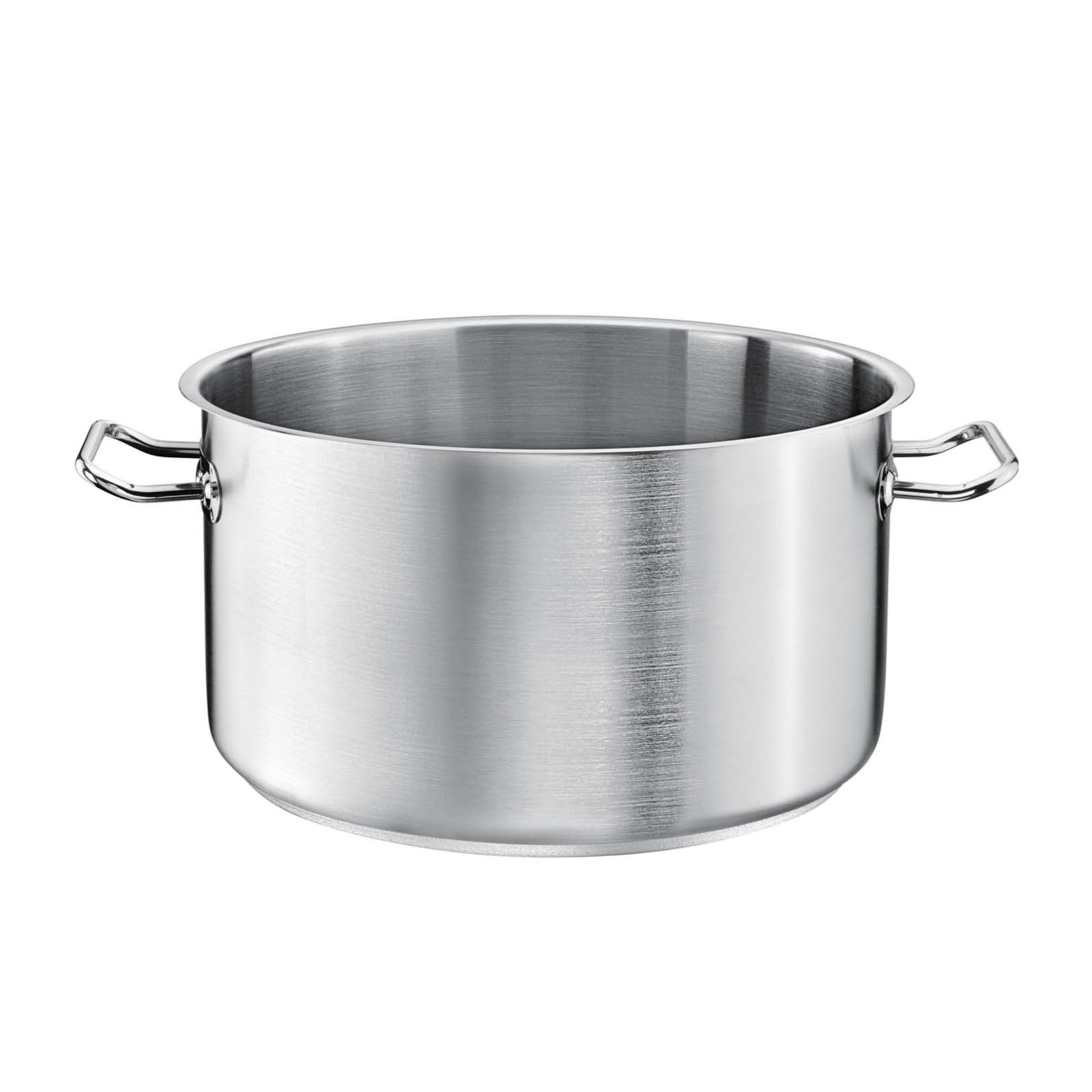 TOMGAST Casserole Diamètre : 24 Cm Hauteur : 15 Cm Capacité : 6,5 L | Acier Inoxydable 18/10 | Épaisseur De Paroi 1 Mm à 1,2 Mm | Fond En Acier-aluminium Battu | Induction