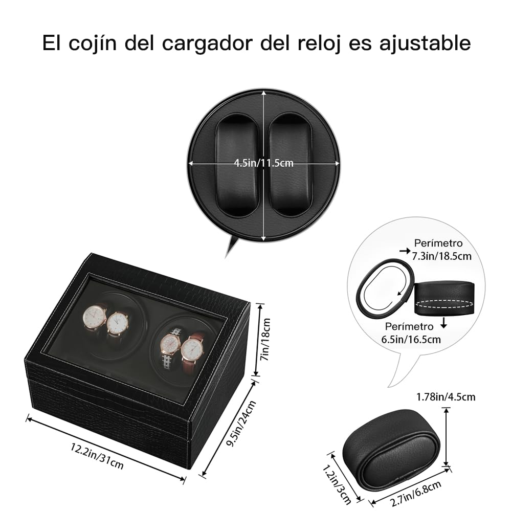 Caja Giratoria para Relojes Automáticos y Mecánicos - Watch Winder