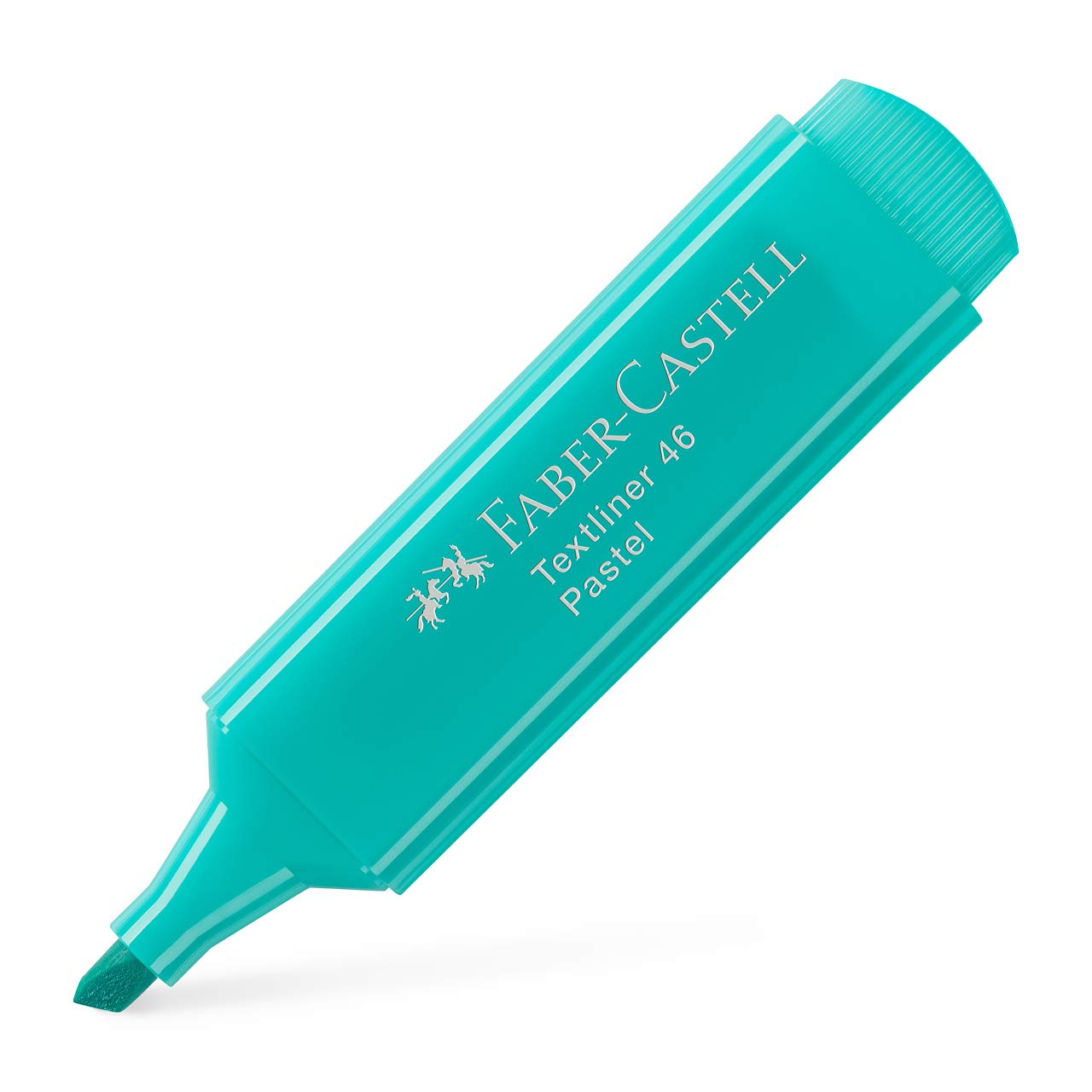 Faber-Castell Textliner 46 - Rotuladores fluorescentes (50 unidades), color turquesa